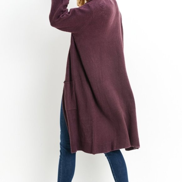 Extra Long Knit Cardigan - Picture 2 of 2